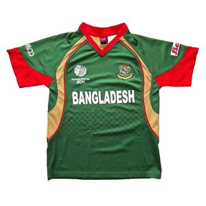 Bangladesh Cricket Team World Cup 2011 Jersey Shirt Size XL Green Red Exit Tag