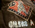 Vintage Tennessee Oilers Youth  L Black t- shirt.Nutmeg Mills Inc. Lee Sports.