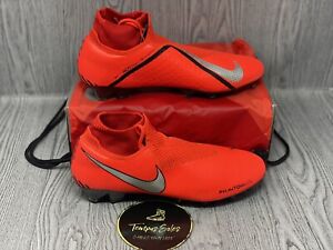 Nike Phantom Vision Elite DF FG Men's Soccer Cleats Crimson AO3262-600