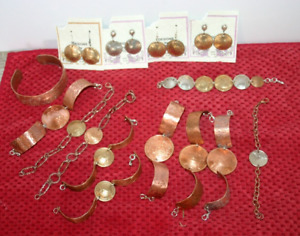 Copper Handcrafted Jewelry  Wholesale Lot of 15 R- 499