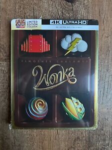 Wonka w. Steelbook (4K UHD + Blu-ray, 2023, EU Import, Region Free) *NEW*