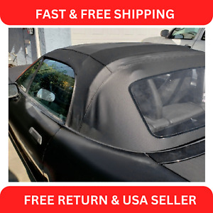 Convertible Soft Top Replacement w/ Plastic Window For 1996-2002 BMW Z3 E36