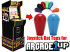 Arcade1up Capcom Legacy Edition - Joystick Bat Tops UPGRADE! (2pcs Red/Blue)