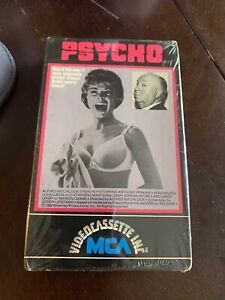 New ListingBeta Betamax Tape Original 1960 Psycho  Horror Sealed MCA