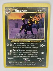 Pokémon TCG Umbreon Neo Discovery 32/75 Regular Unlimited Rare