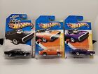 Hot Wheels Lot Of 3 70 Dodge Charger R/T Fast and Furious