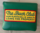 NEW The Buck Club Golf 2023 Masters Release Mallet Cover SLOW PLAYERS LEAVE