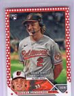 2023 Topps Update Gunnar Henderson Independence Day Rookie Card SSP /76 US-18