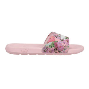 Puma Cool Cat 2.0 Floral Paradise Slide  Womens Multi, Pink Casual Sandals 39366