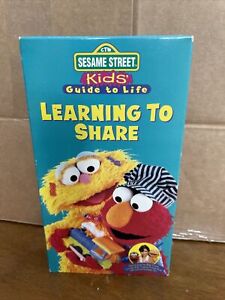 Sesame Street Learning To Share VHS