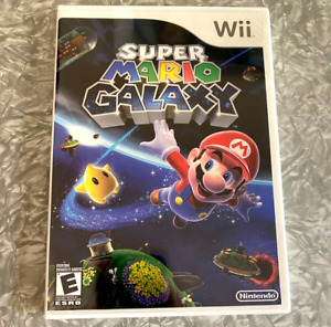 NEW Super Mario Galaxy Nintendo Wii 2007 Multiplayer Game Factory-SEALED