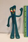 Vintage GUMBY Figure HAND SIGNED ART CLOKEY Trendmasters Bendy Toy