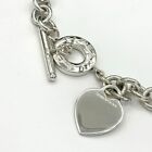 Tiffany & Co. Toggle Return to Heart Heart Tag Necklace SV925 Authentic From JP