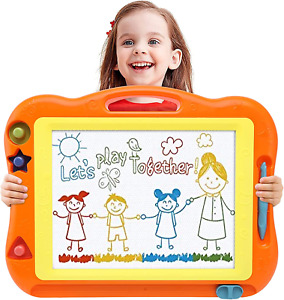 New ListingMagnetic Drawing Board Toddler Toys for Boys Girls, 17 Inch Magna Erasable Doodl