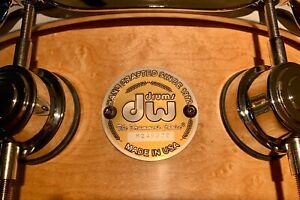 DW Collectors Series 14 X 5 All-Maple Satin Wood Snare Drum 2006. Made in USA