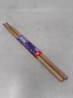 On-Stage Hickory 5A Wood Tip Drum Sticks 1 Pair Play with Lightning Speed