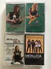 Rare Metallica Cassettes Lot of 4 Promo Fan Club Vtg 80s 90s Metal Thrash Punk