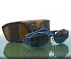 FENDI Blue Oval Sunglasses Eyewear SL 7131 Women's Eye Accessories Vintage Good