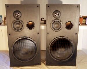 Nice Pair KLH 3-way Speakers 12