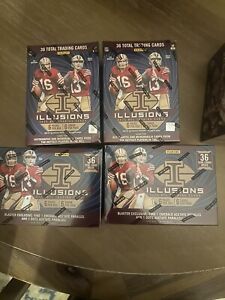 New Listing2023 Panini Illusions Football Trading Cards Blaster Box (36 Cards) NEW SEALED!