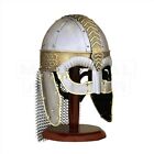 Cosplay Viking Historical Wolf Armour Protective Chain Medieval Crusader Helmet