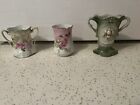 German Made Miniature Vases 3 pieces Prussian?