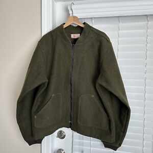 Filson Men’s Mackinaw Wool Jacket Liner Forest Green XL