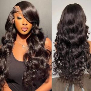 32 Inch Human Hair Lace Front Wig Body Wave 13×4 Lace Frontal Wig for Women