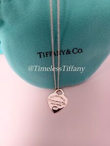 Tiffany & Co Return To Tiffany Heart Charm Necklace 18