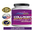 100% Natural Multi Collagen Peptides Anti Aging Skin Collagen Pills 120 Capsules