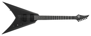 S by Solar VB4.6C Carbon Black V Electric Guitar