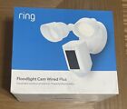 New ListingRing - Floodlight Cam Plus Outdoor Wired 1080p Surveillance Camera - White