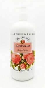 Crabtree & Evelyn ROSEWATER Body Lotion 16.9 oz