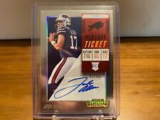 2018 Panini Contenders Josh Allen ROOKIE PLAYOFF TICKET AUTO ON CARD /99 RC