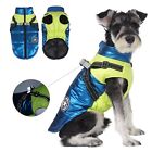 Winter Dog Coats Jackets with Harness Waterproof Windproof Reflective Snowsuit