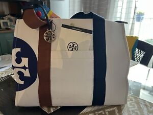 New Tory Burch Canvas Tote Bag