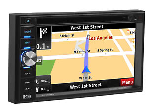 Boss BV960NV Double DIN Bluetooth DVD GPS Navigation Car Stereo 6.2