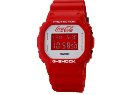 Casio G Shock Coca Cola Limited Edition Mens Red White Wristwatch New