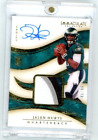 2020 Panini Immaculate Jalen Hurts Acetate Rookie Patch Auto RPA /99 Eagles NFL