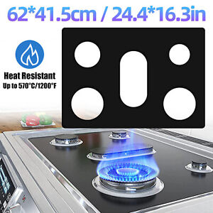 Stove Top Burner Cover Protector Reusable Non-Stick Liner for Samsung Gas Range