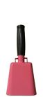 8.5-inch pink girls cowbell with handle - quality noisemakers - Mississippi St