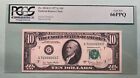 1977 A $10. FEDERAL RESERVE NOTE  FR- 2024-G GEM NEW UNCIRCULATED PCGS 66 PPQ