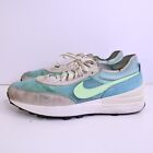 Women’s Nike Waffle One Size 9.5 Teal Blue DC2533-401 Running Shoes Sneakers