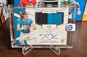 2021 National Treasures Trevor Lawrence RC Rookie Dual Jersey AUTO 97/99