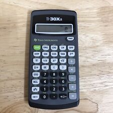 Texas Instruments TI-30Xa Calculator Tested Works with Cover and Cheat Sheet