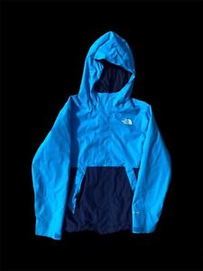 The North Face - Boys Medium 10-12 - Bright Blue/Dark Blue Jacket Zip Hooded