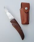 Rare Gerber Wallnut Folding Lockback Hunter Knife Excalibur Rock Logo 1960s USA