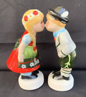 Vintage Salt and Pepper Shakers ~ Kissing Dutch Boy and Girl ~