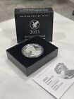 2021-S Proof American Silver Eagle Type 2 GEM Proof OGP U.S Mint Coin One Ounce