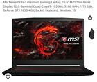 New ListingMSI Newest GF63 Premium Gaming Laptop